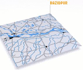 3d view of Bāzidpur