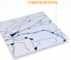 3d view of Staraya Surtayka