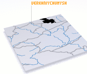3d view of Verkhniy Chumysh