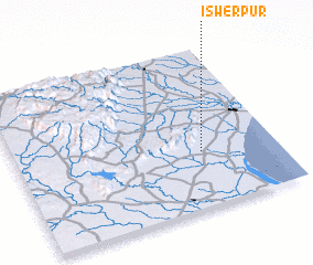 3d view of Iswerpur