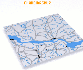 3d view of Chandīdāspur