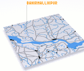 3d view of Bāhir Mallikpur