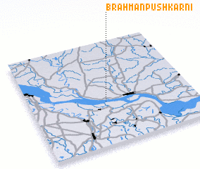 3d view of Brāhman Pushkarni