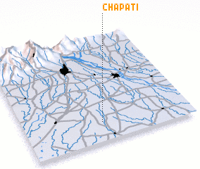 3d view of Chāpāti