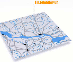 3d view of Bīl Dharmapur