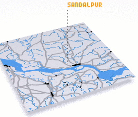 3d view of Sandalpur