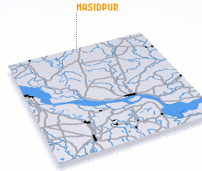 3d view of Masīdpur