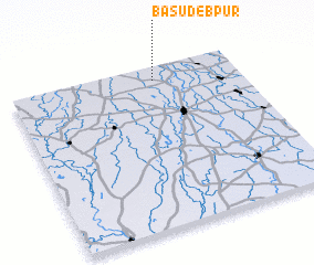 3d view of Bāsudebpur