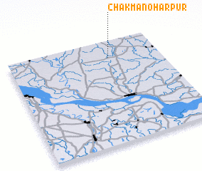 3d view of Chak Manoharpur