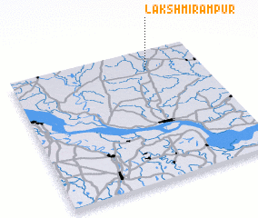 3d view of Lakshmīrāmpur