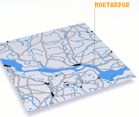 3d view of Moktārpur