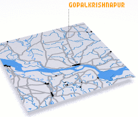 3d view of Gopāl Krishnapur