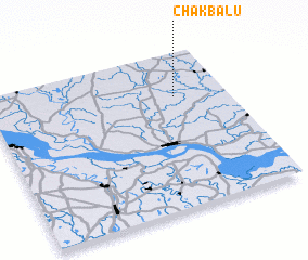 3d view of Chak Bālu