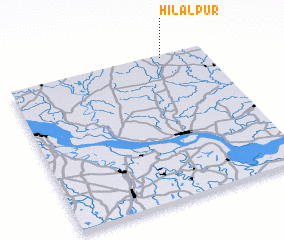 3d view of Hilālpur
