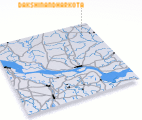 3d view of Dakshin Āndhārkota