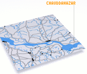 3d view of Chaudda Hāzār