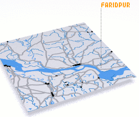 3d view of Faridpur