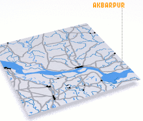 3d view of Ākbarpur