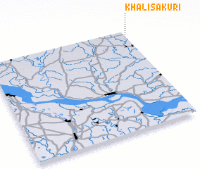 3d view of Khalisākuri