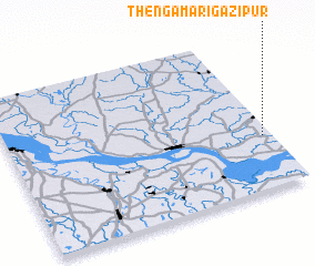 3d view of Thengāmāri Gāzipur