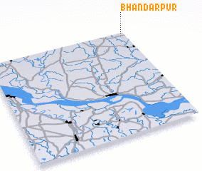 3d view of Bhāndārpur