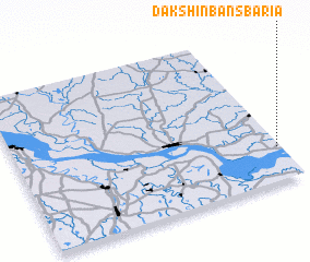 3d view of Dakshin Bānsbāria