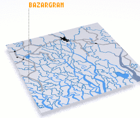 3d view of Bāzārgrām