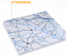 3d view of Uttar Mīrpur