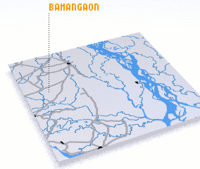 3d view of Bāmangaon