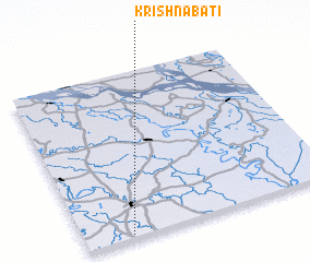 3d view of Krishnabāti