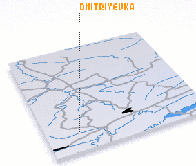 3d view of Dmitriyevka