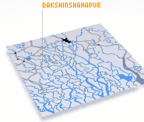 3d view of Dakshin Shāhāpur