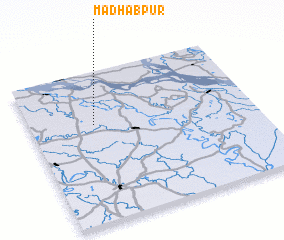 3d view of Mādhabpur