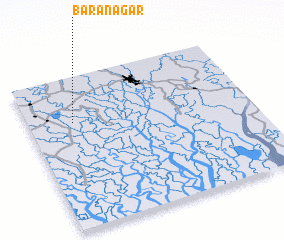 3d view of Bārānagar