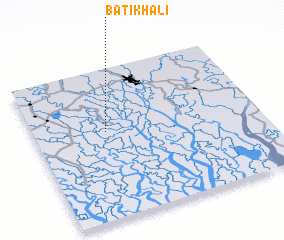 3d view of Bātikhāli