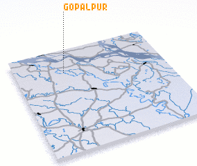 3d view of Gopālpur