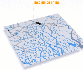 3d view of Harikhāli Chak