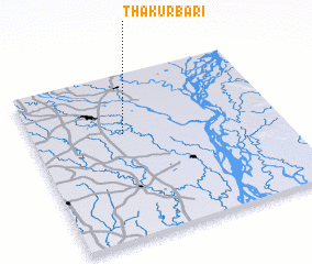 3d view of Thākurbāri