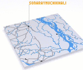 3d view of Sonāray Muchikhāli