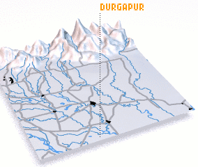 3d view of Durgāpur
