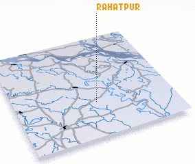 3d view of Rāhātpur