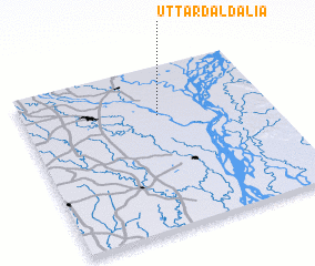 3d view of Uttar Daldalia