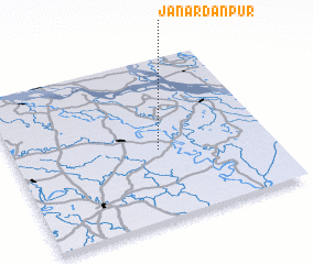 3d view of Janārdanpur