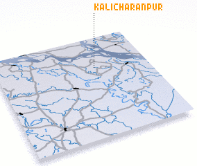 3d view of Kālicharanpur