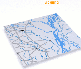 3d view of Jamuna