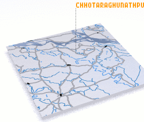 3d view of Chhota Raghunāthpur