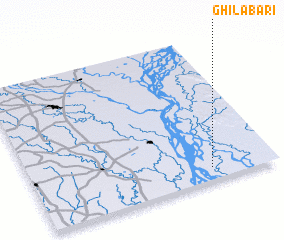 3d view of Ghilābāri