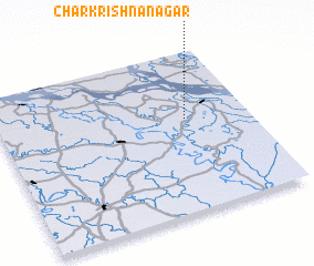 3d view of Char Krishnanagar