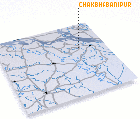 3d view of Chak Bhabānipur