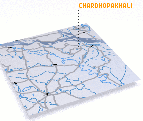 3d view of Char Dhopākhāli